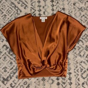 Rachel Zoe Burnt Orange Top